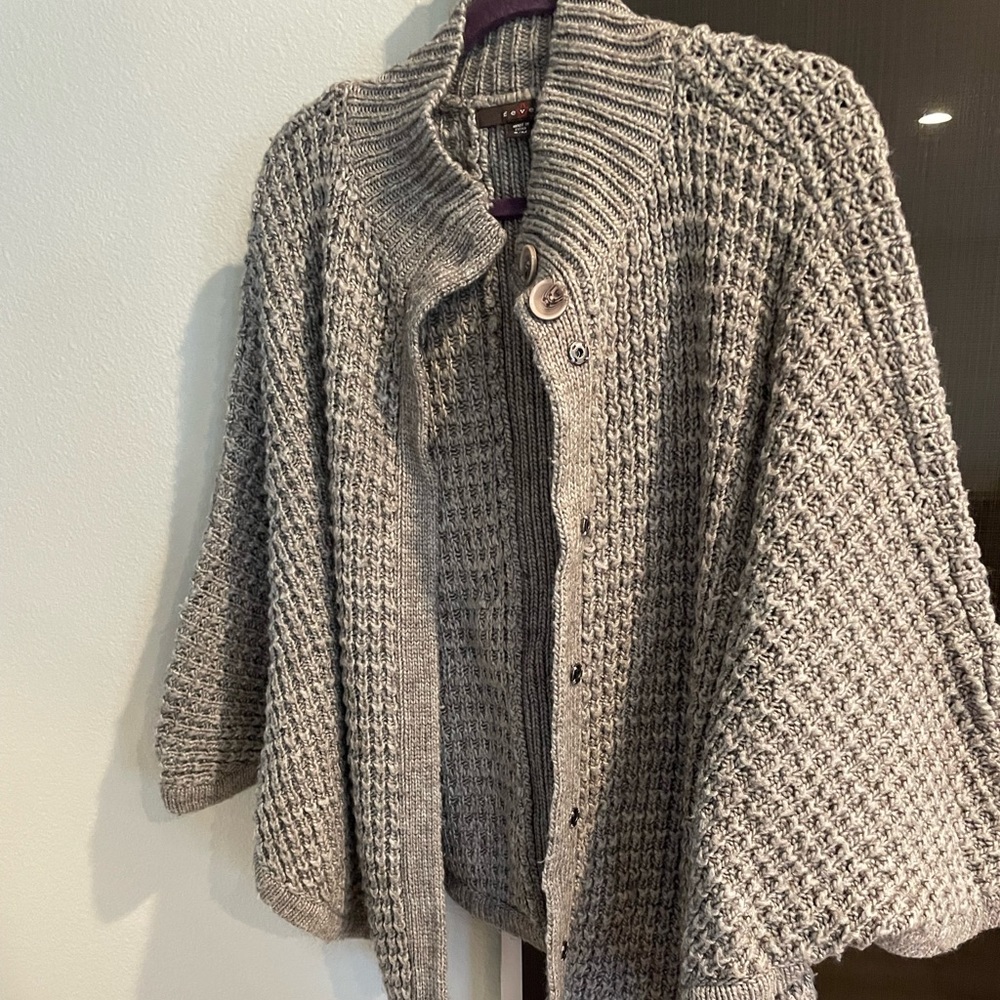 Knitted ponchos